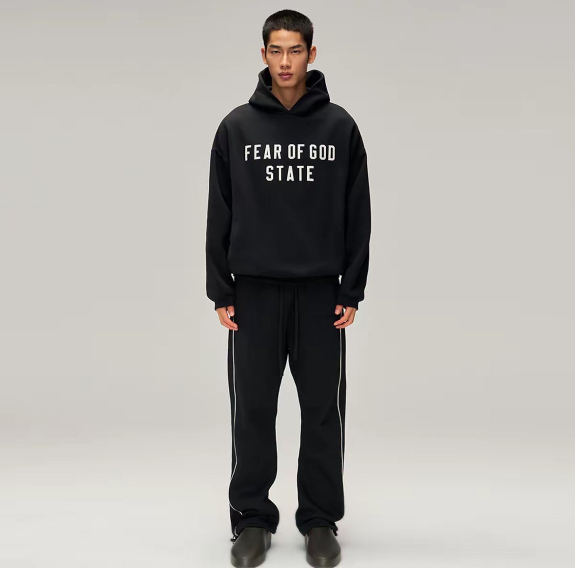 Fear of God State Collegiate Graphic Pullover Hoodie — context