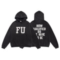 Fear of God FU Graphic Black Hoodie — hero