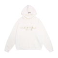 Essentials Fear of God Embossed Wordmark Pullover Hoodie — front