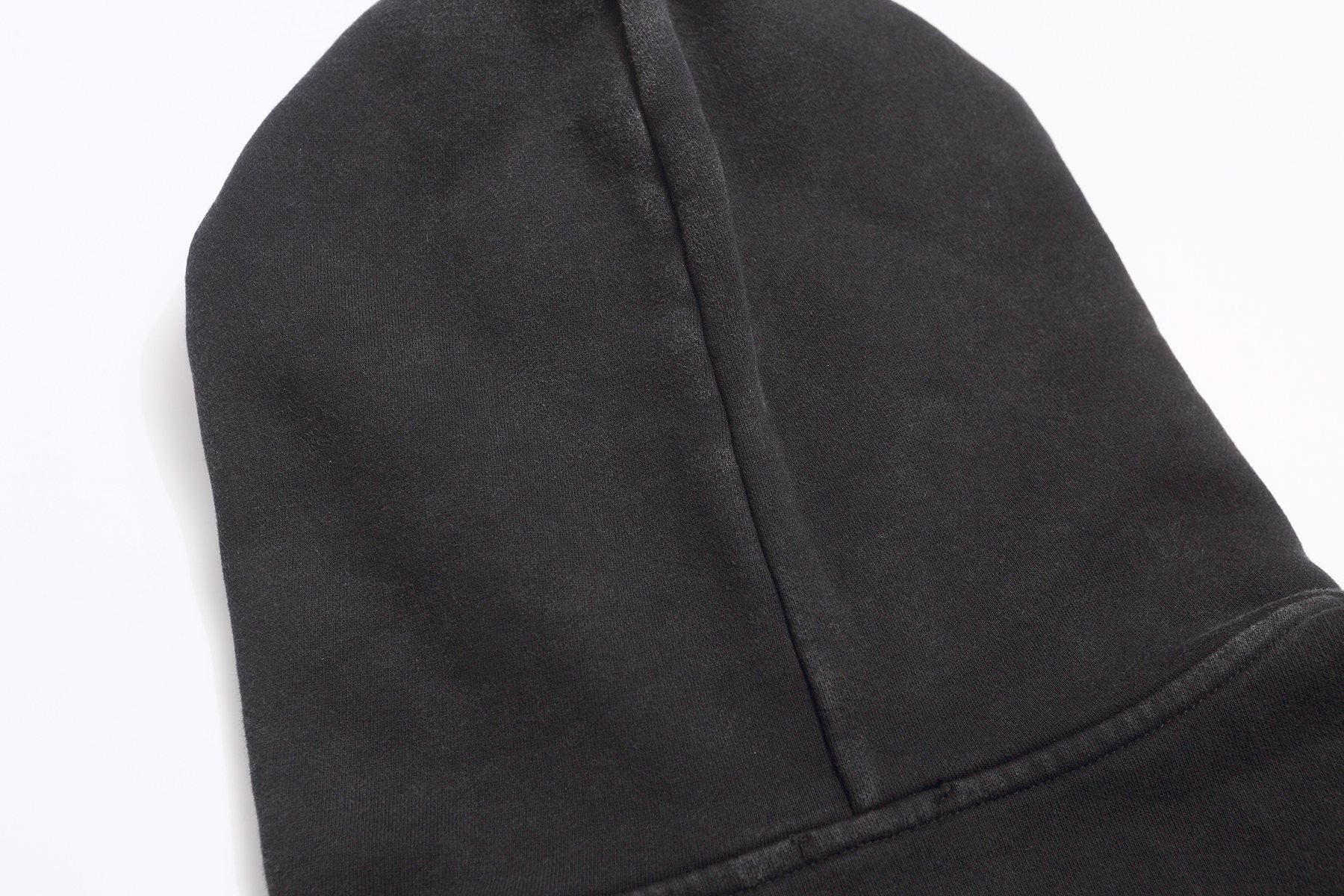 Fear of God Washed Black Side-Pocket Graphic Hoodie — detail