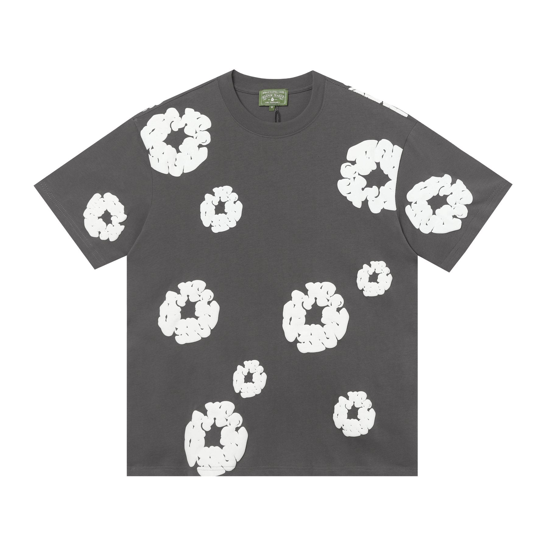 DENIM TEARS All-Over Floral Cloud Graphic T-Shirt — front