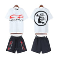 Hellstar Star Circle T-Shirt and Shorts Set — front