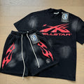 Hellstar Eat Us Star Graphic Short-Sleeve Set — front