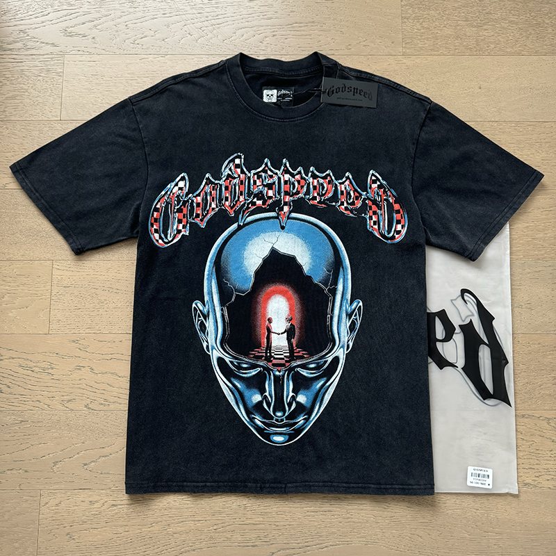 Godspeed Out of Many One Washed Graphic T-Shirt — context