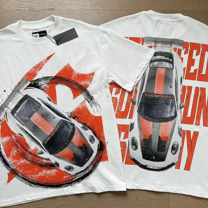 Godspeed Racing Car Graphic Short-Sleeve T-Shirt — comparison