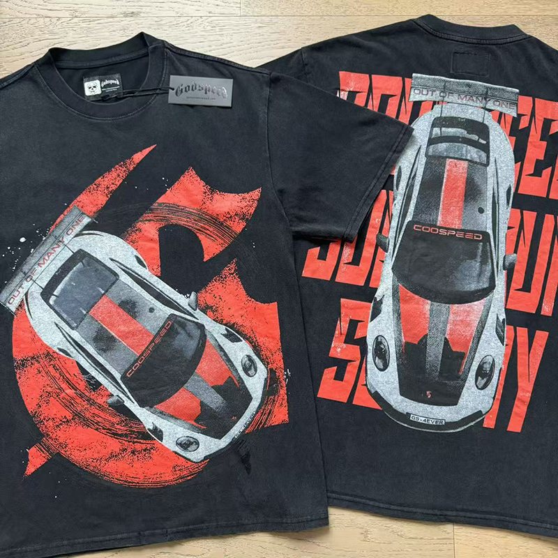 Godspeed Race Car Graphic Short-Sleeve T-Shirt — context