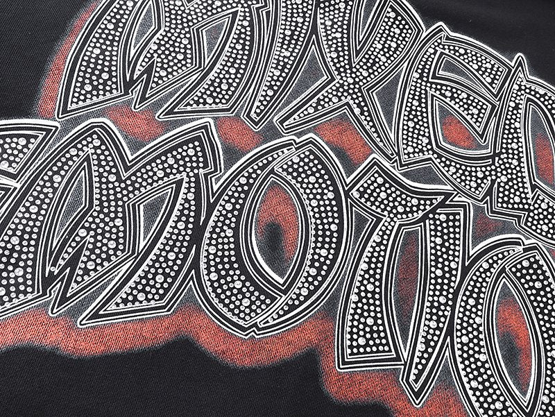 MIXED EMOTION Dancing Figure Zip-Up Hoodie — detail