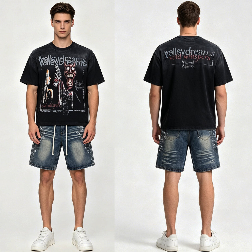 Valley Dreams Void Whispers Demon Graphic T-Shirt — context