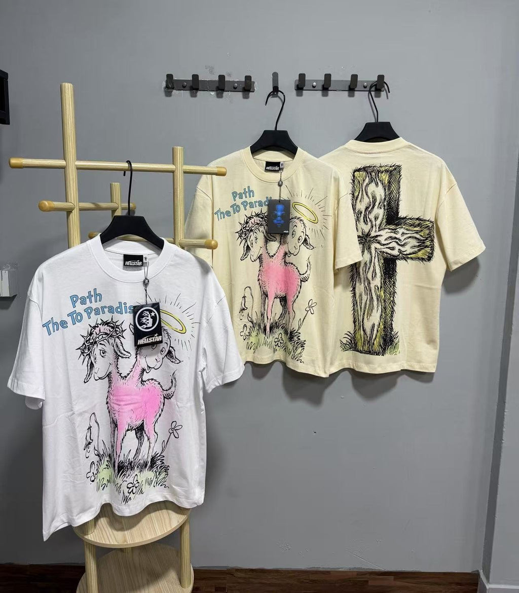 Hellstar Path The To Paradise Goat Graphic T-Shirt — context