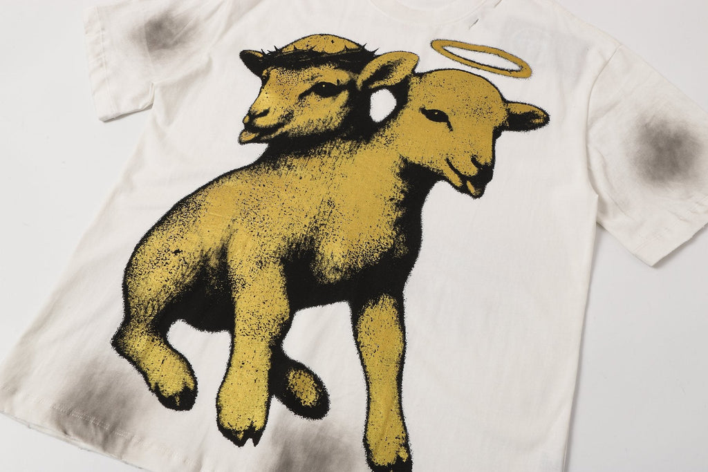 Hellstar Two-Headed Lamb Graphic T-Shirt — detail