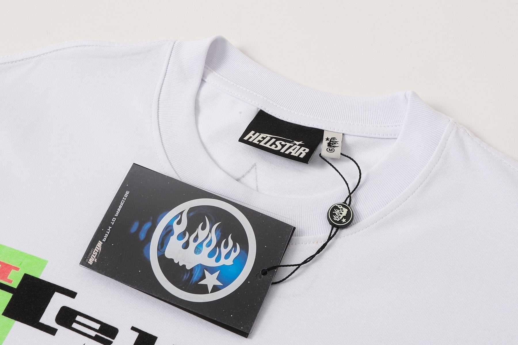 Hellstar Cartoon Graphic Short-Sleeve T-Shirt — hang_tag