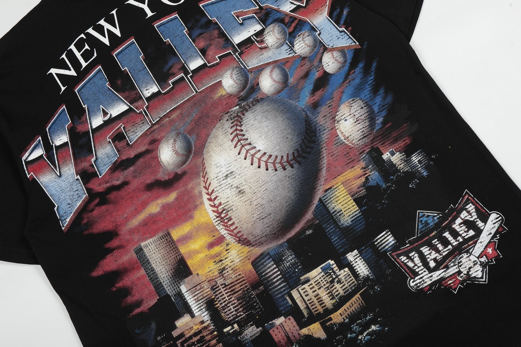 VALLEY New York Baseball Graphic T-Shirt — detail