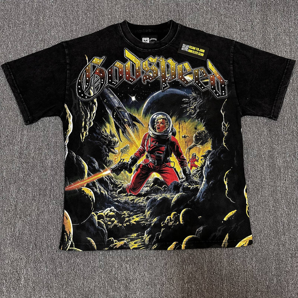Godspeed Astronaut Graphic T-Shirt — hero