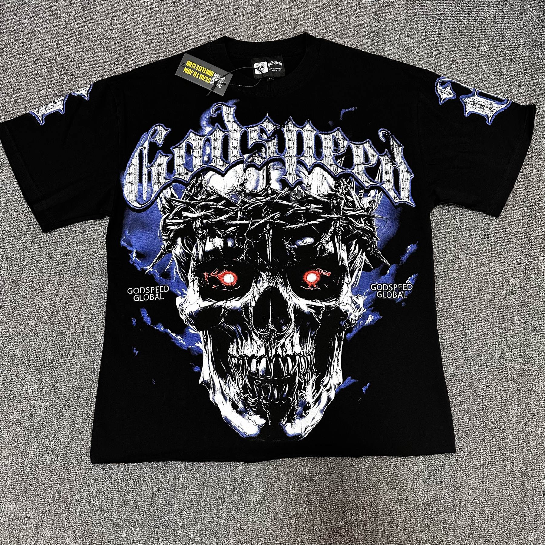 Godspeed Skull Crown Graphic T-Shirt — hero