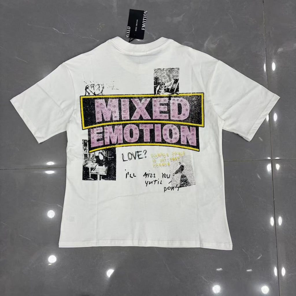 Mixed Emotion Short-Sleeve T-Shirt - White — back