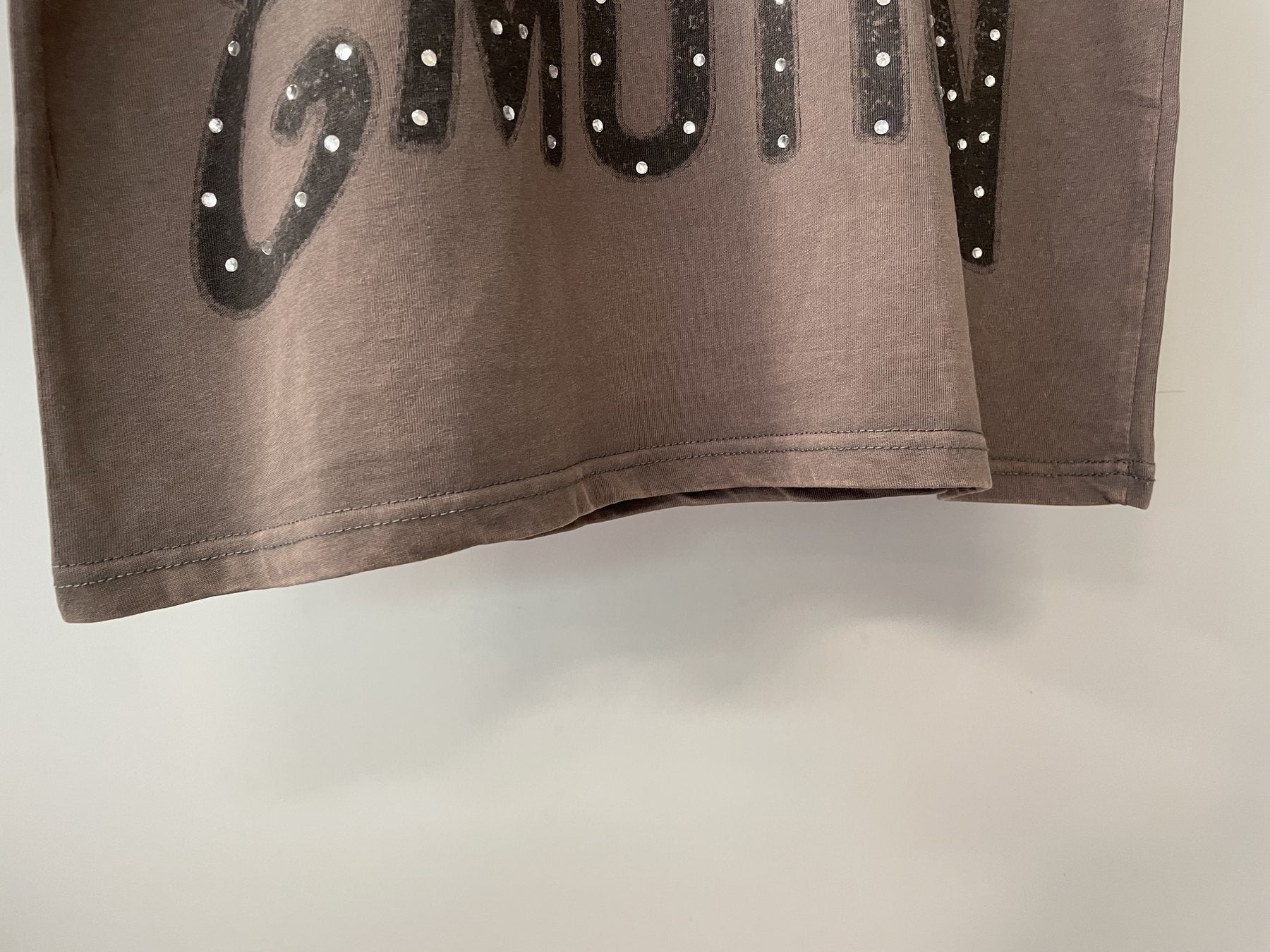 Mixed Emotion Warning Graphic Short-Sleeve T-Shirt — detail