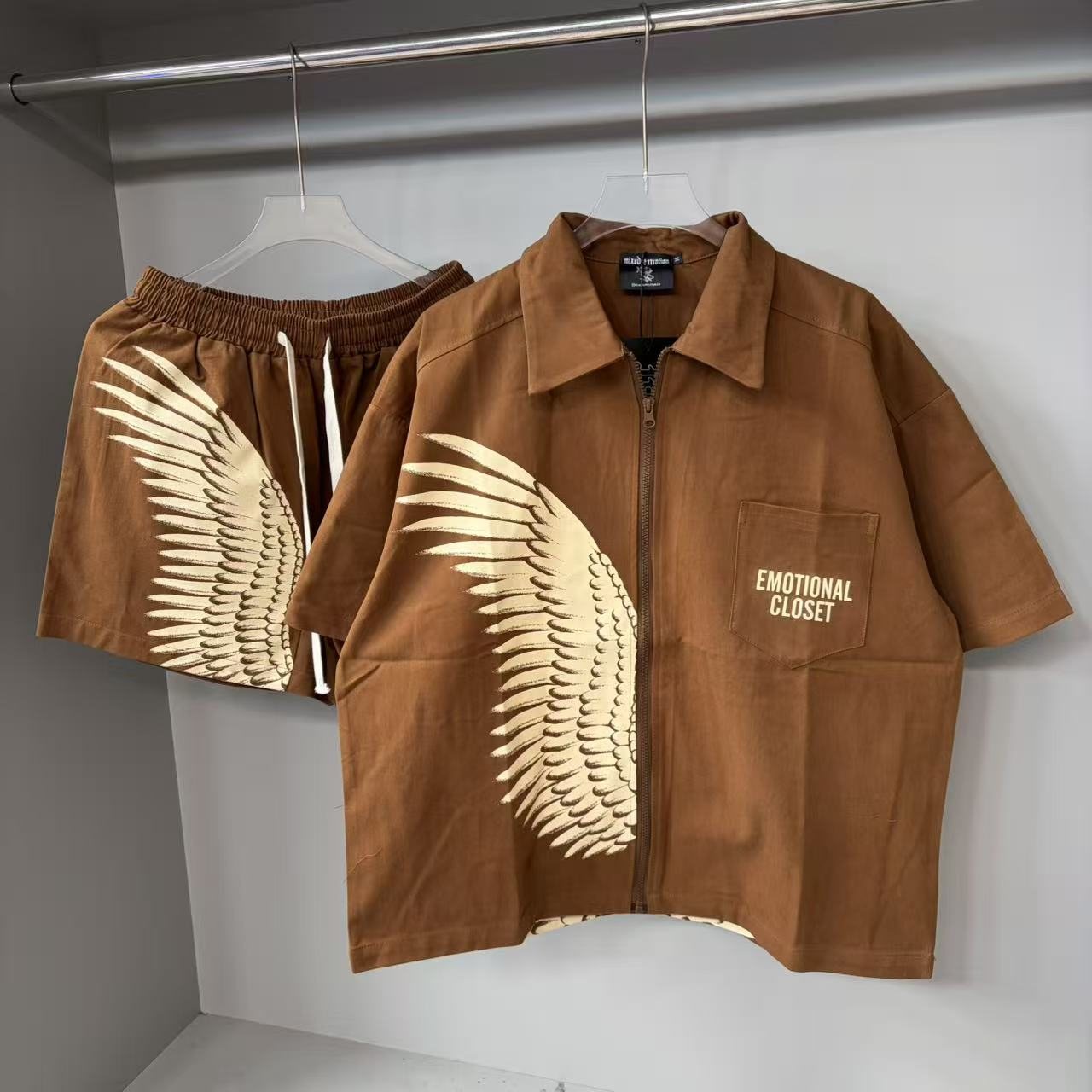 Emotional Closet Wing Graphic Short-Sleeve Set — hero