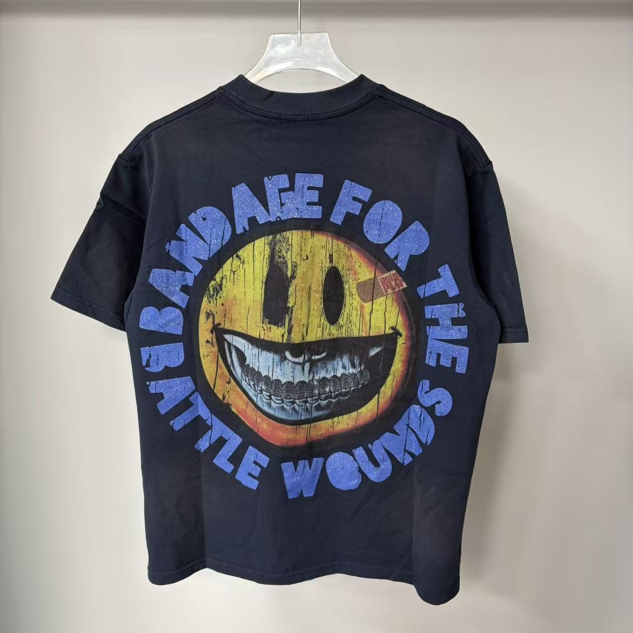 Rough Play Bandage Smile Graphic T-Shirt — hero