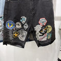 Godspeed Fear No One Patch Denim Shorts — hero