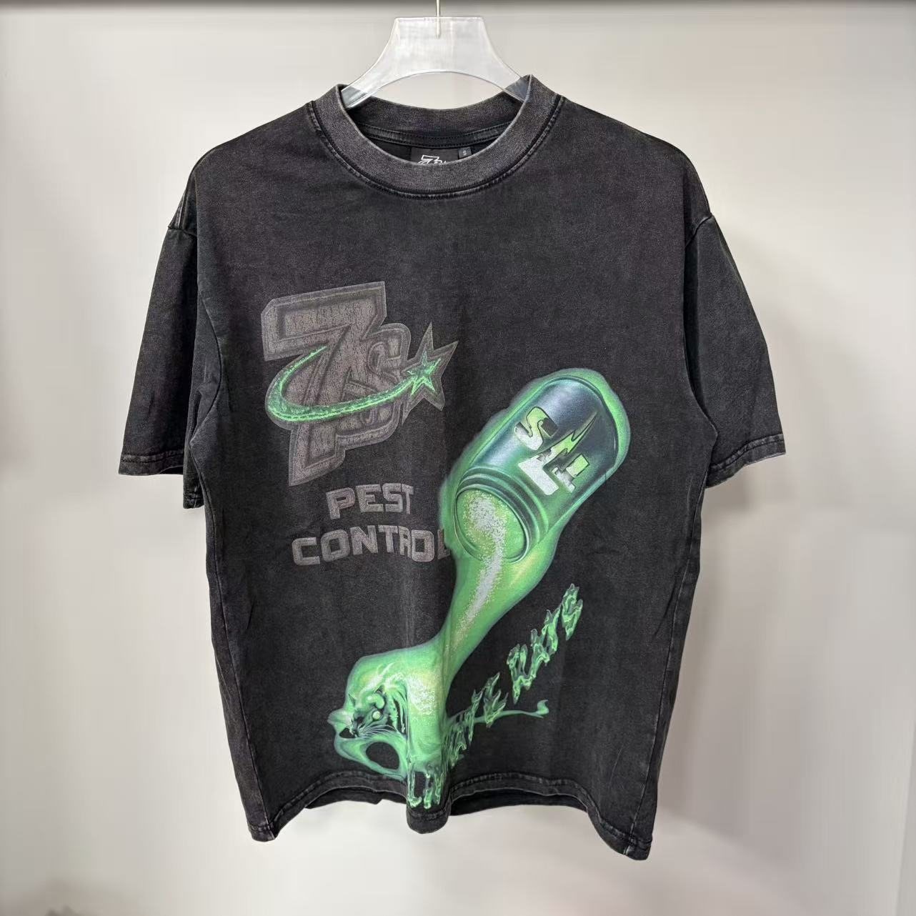 TRIPLE SEVENS Rat Graphic T-Shirt — front
