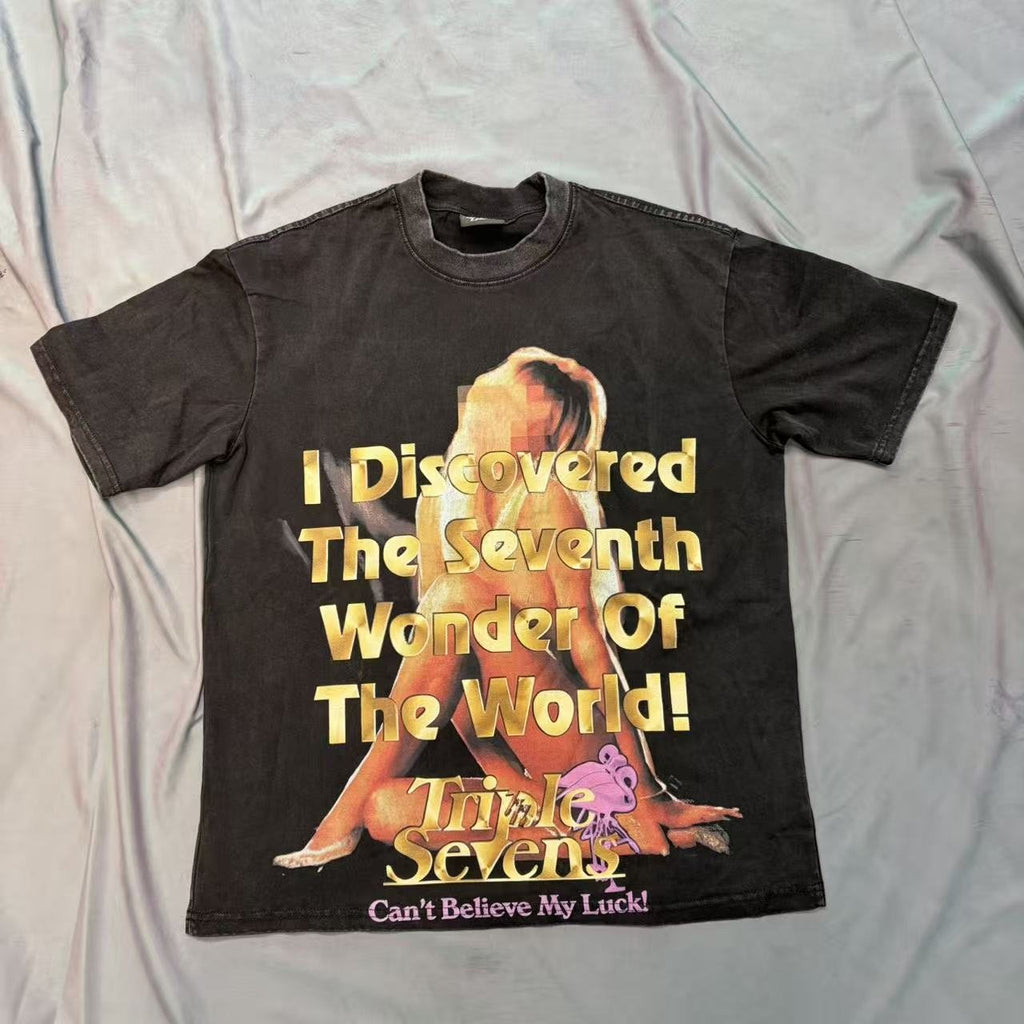 Trippie Seven Seventh Wonder Graphic T-Shirt — front