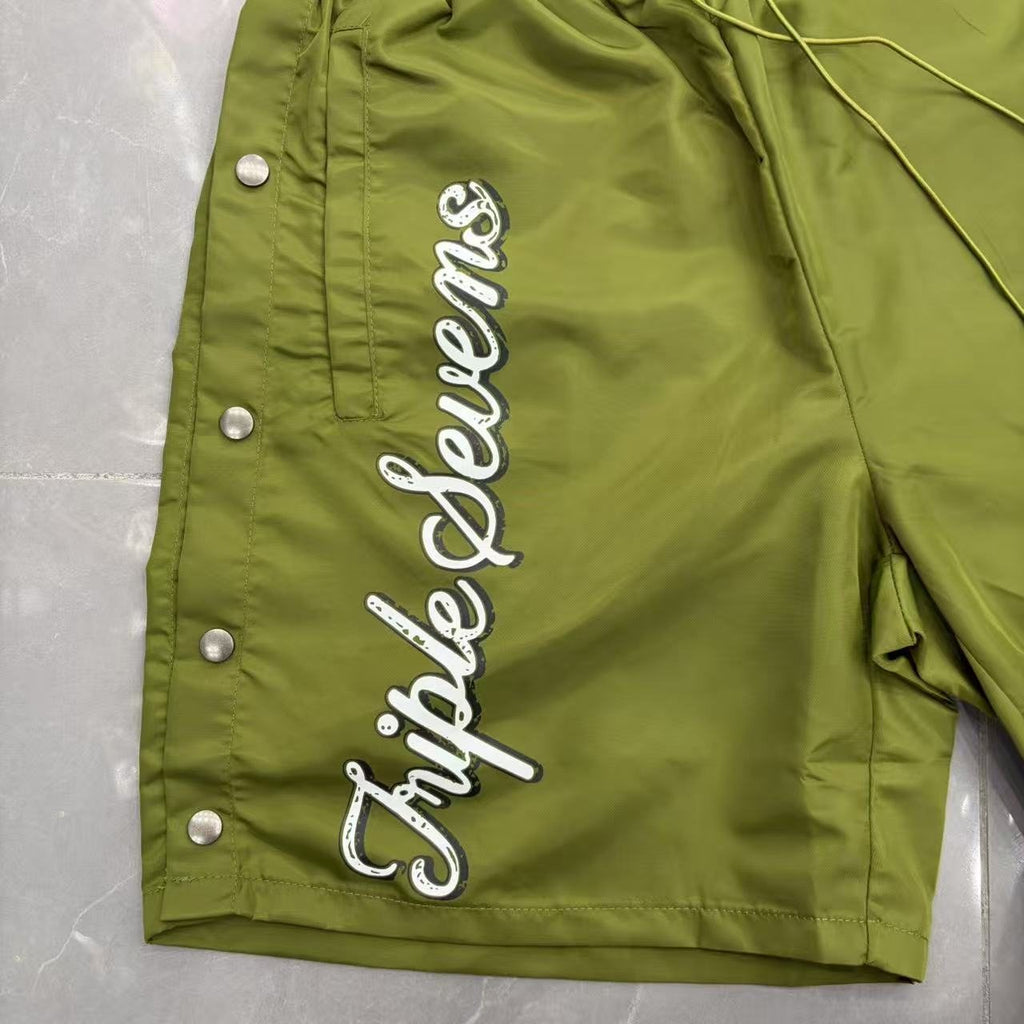 Triple Sevens TNP Scouts Side-Snap Shorts — detail
