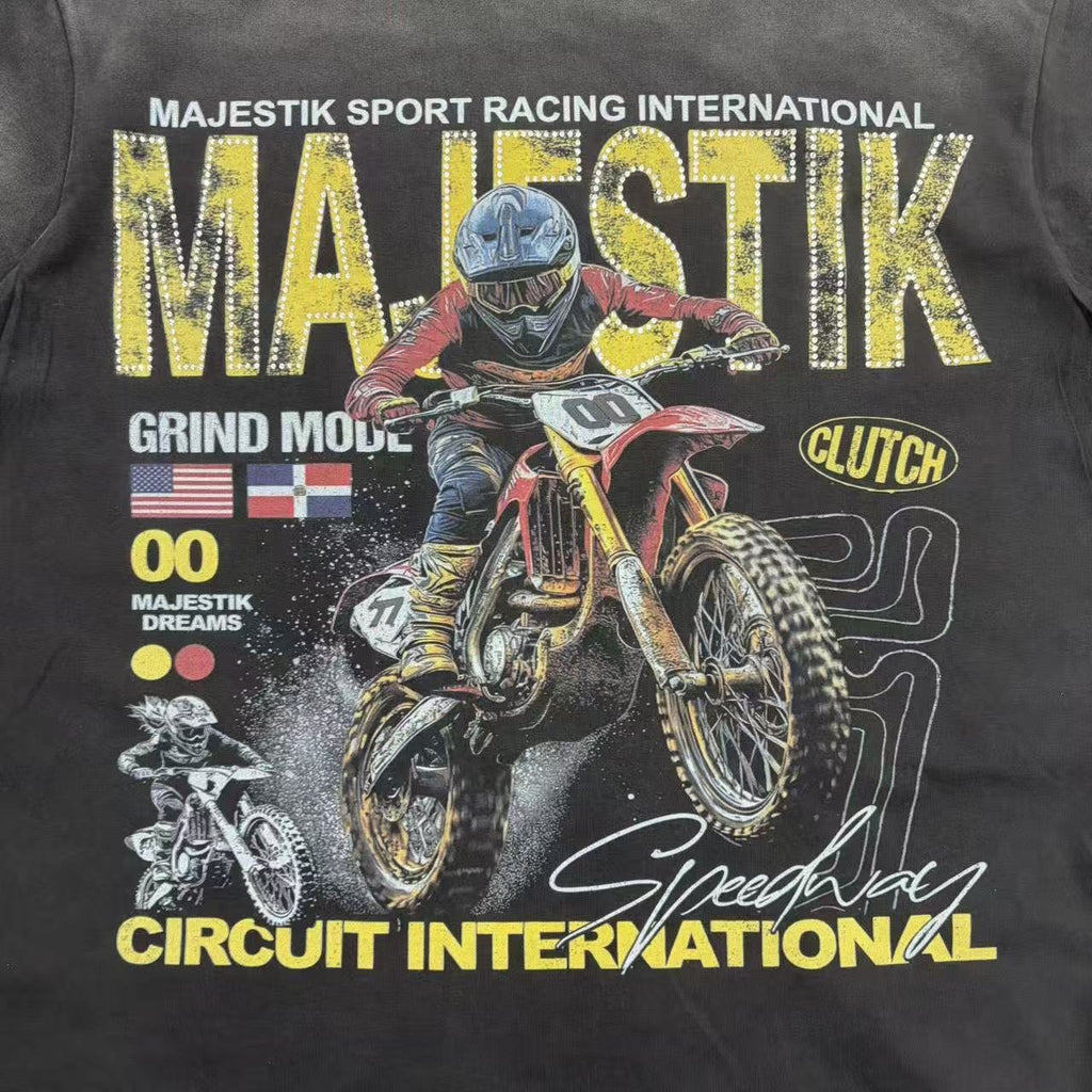 MAJESTIK Motocross Graphic T-Shirt — detail