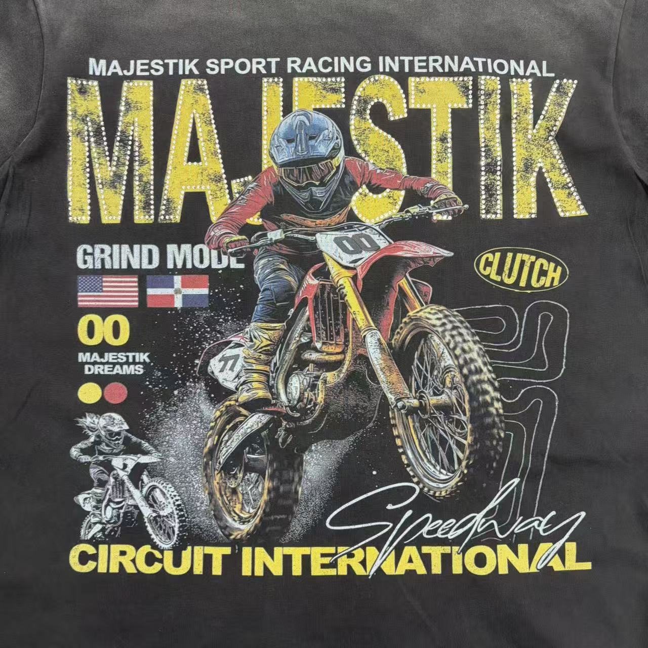 MAJESTIK Motocross Graphic T-Shirt — detail