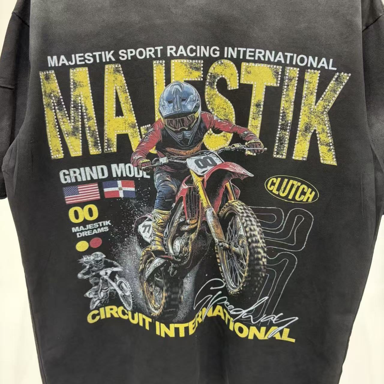MAJESTIK Motocross Graphic T-Shirt — detail