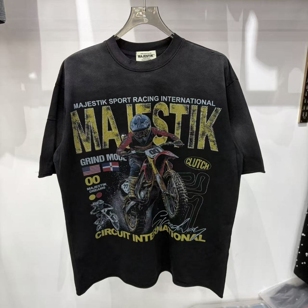 MAJESTIK Motocross Graphic T-Shirt — front