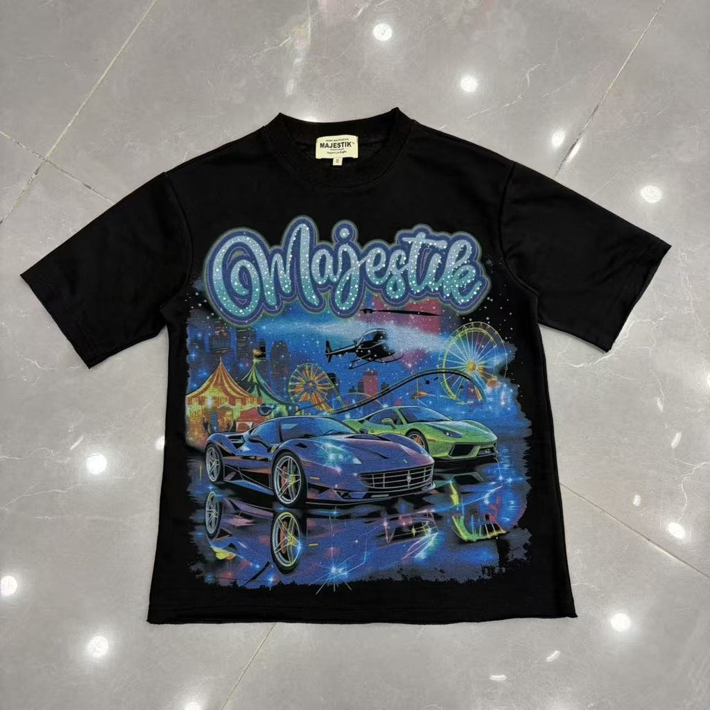 MAJESTIK Carnival Car Graphic T-Shirt — hero