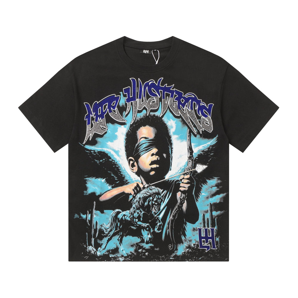 Life Hustlere Rhinestone Graphic T-Shirt — hero
