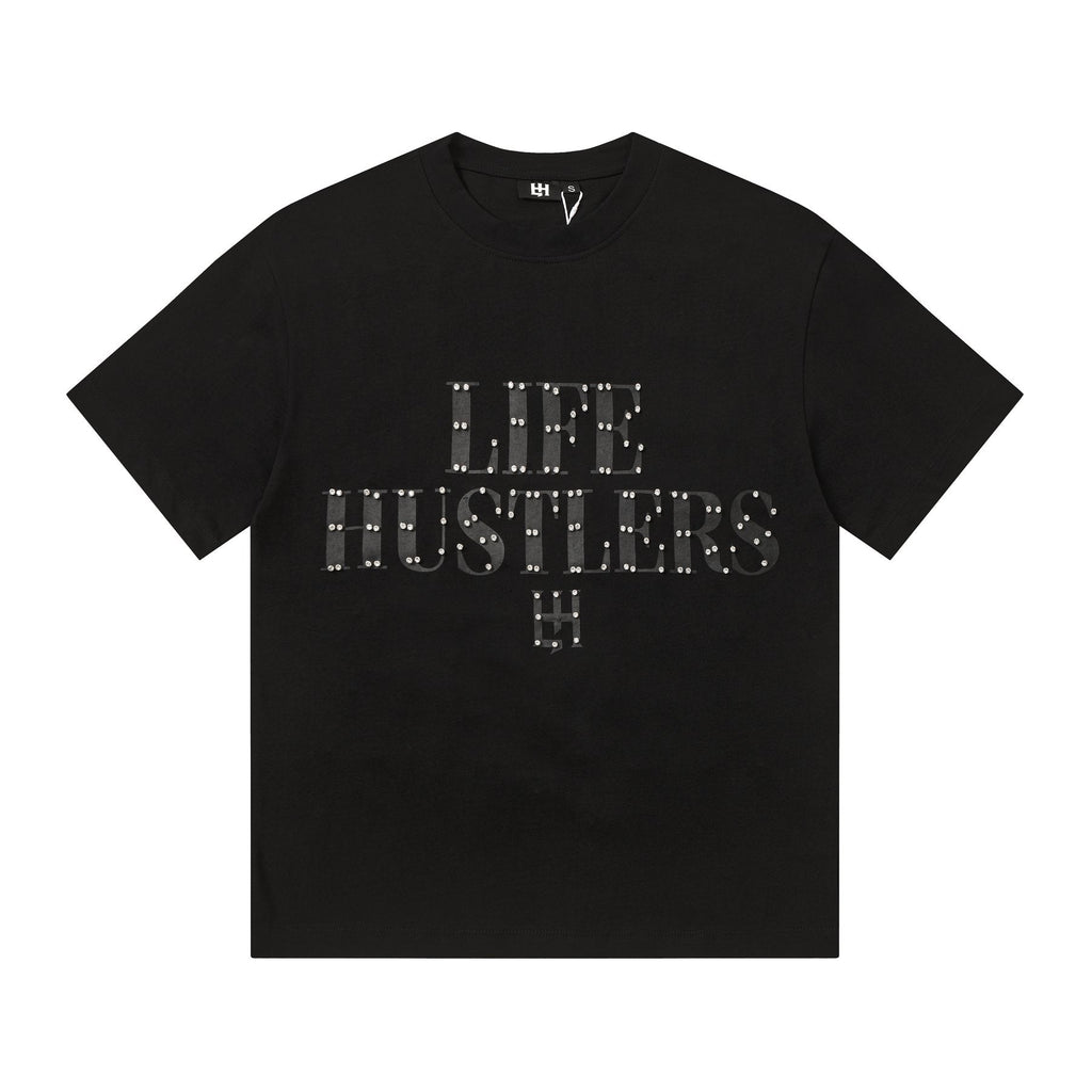 Life Hustlere Tonal HH Graphic T-Shirt — front