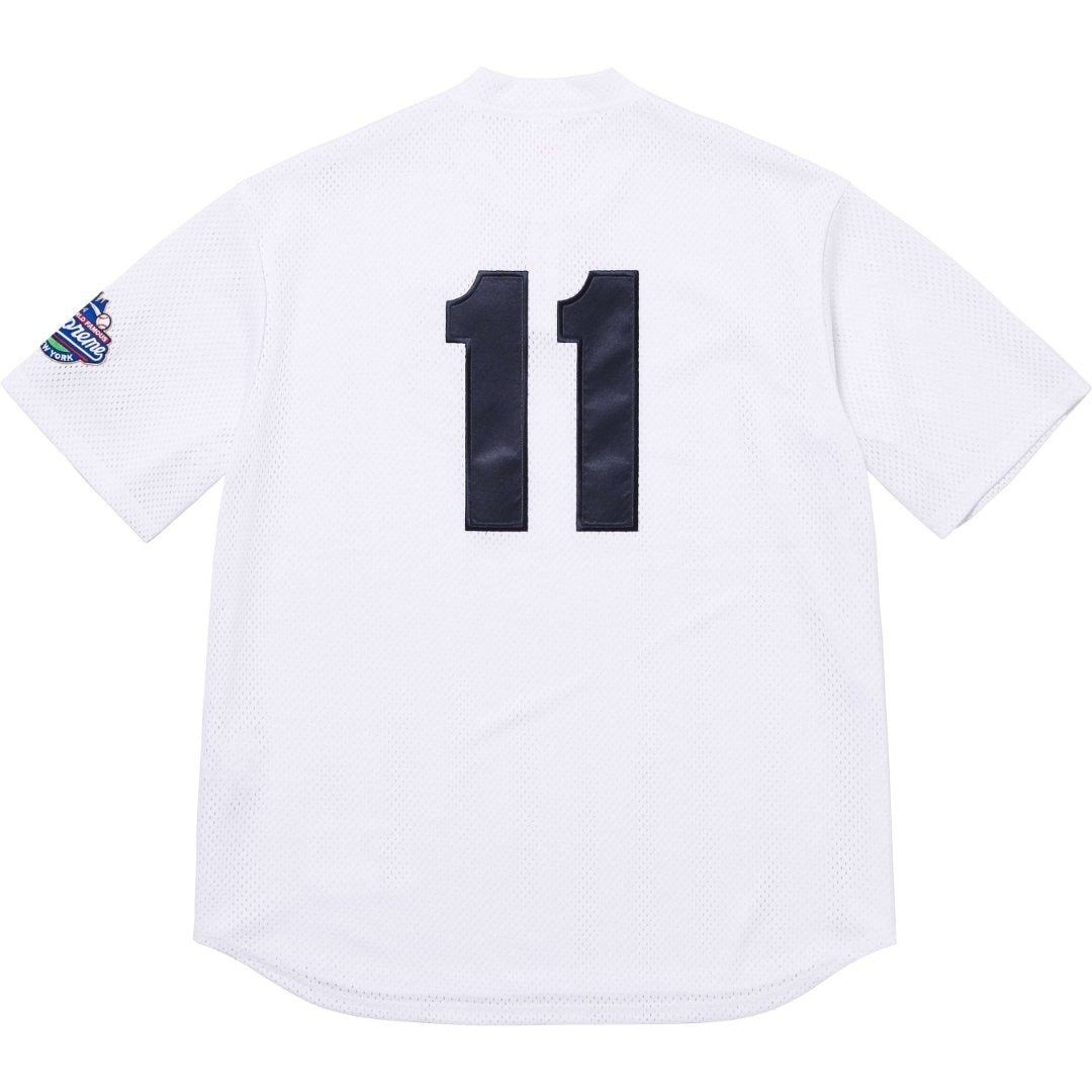Supreme Back Number Baseball-Style Jersey T-Shirt — back