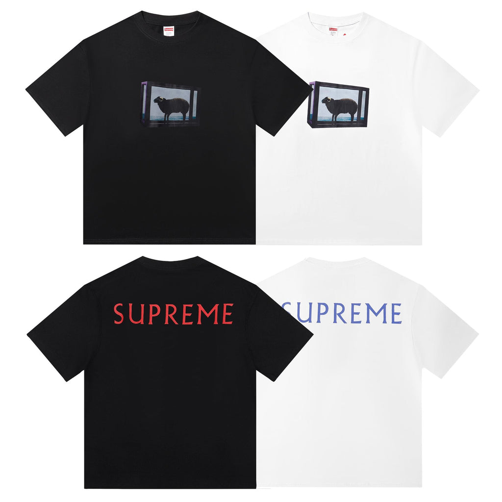 Supreme Sheep Graphic Short-Sleeve T-Shirt — comparison