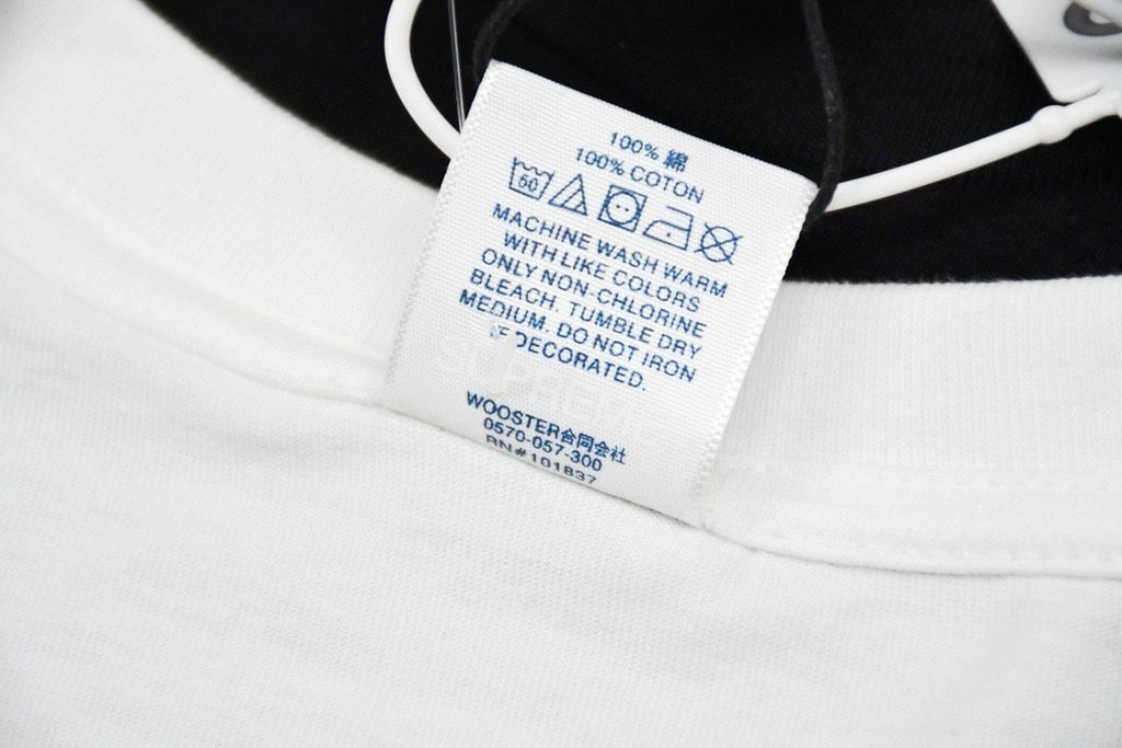 Supreme Plaid Box-Logo Graphic T-Shirt — neck_label