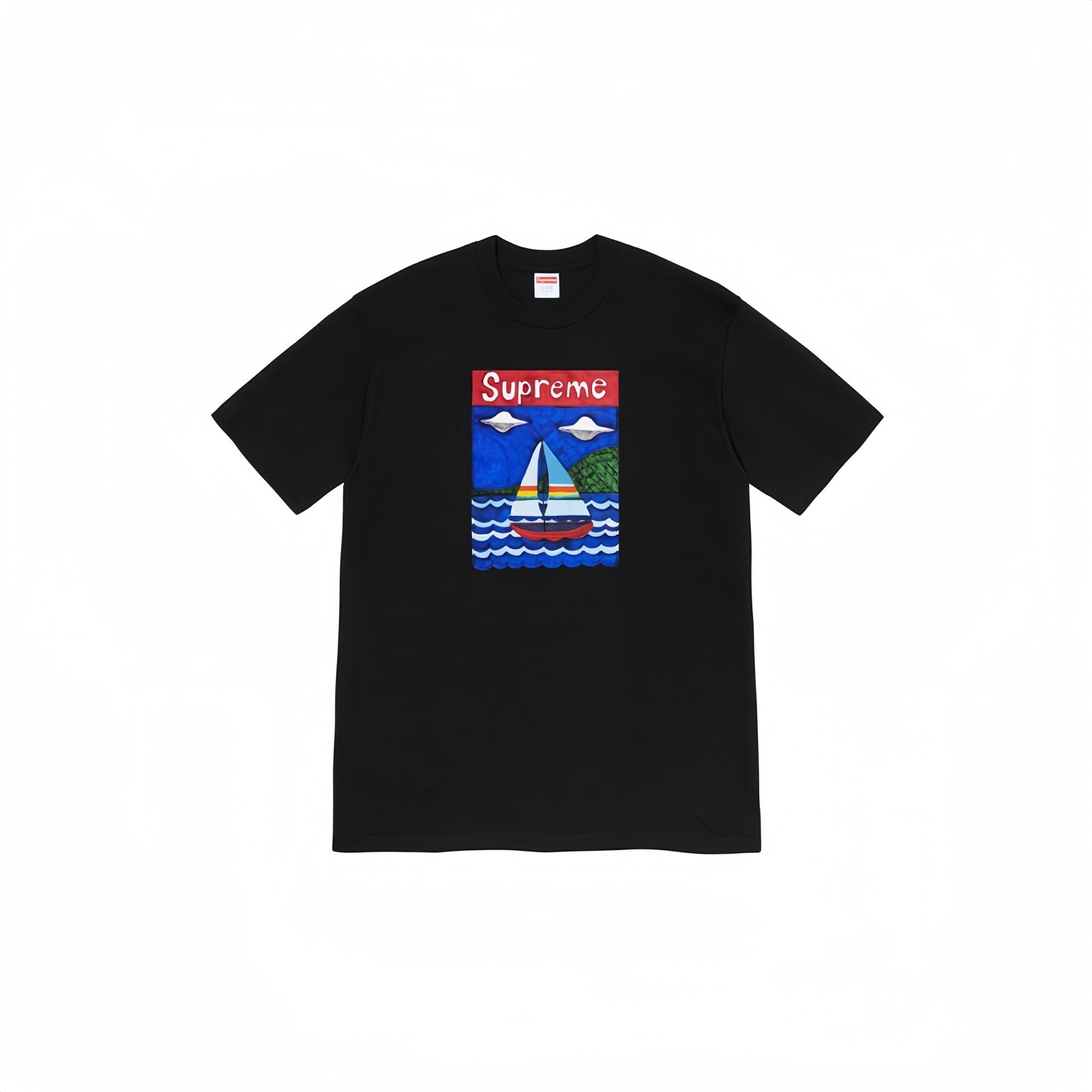 Supreme Sailboat Graphic Short-Sleeve T-Shirt — hero
