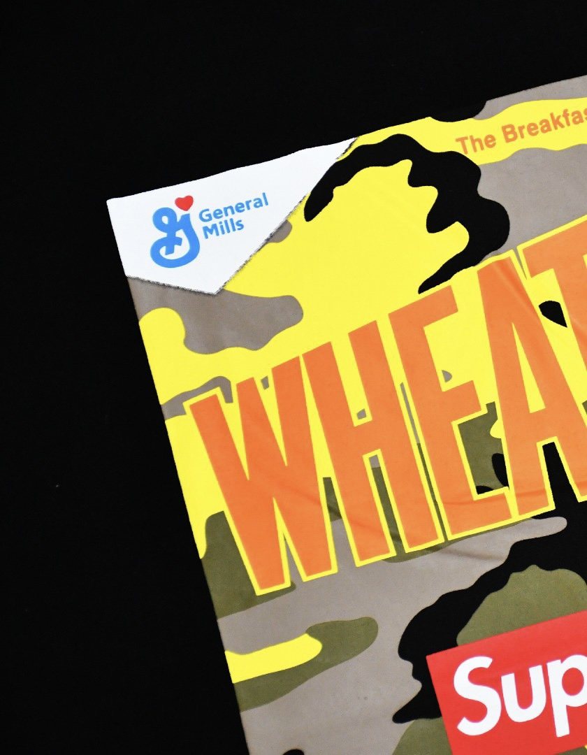 Supreme Wheaties Cereal Box Graphic T-Shirt — detail