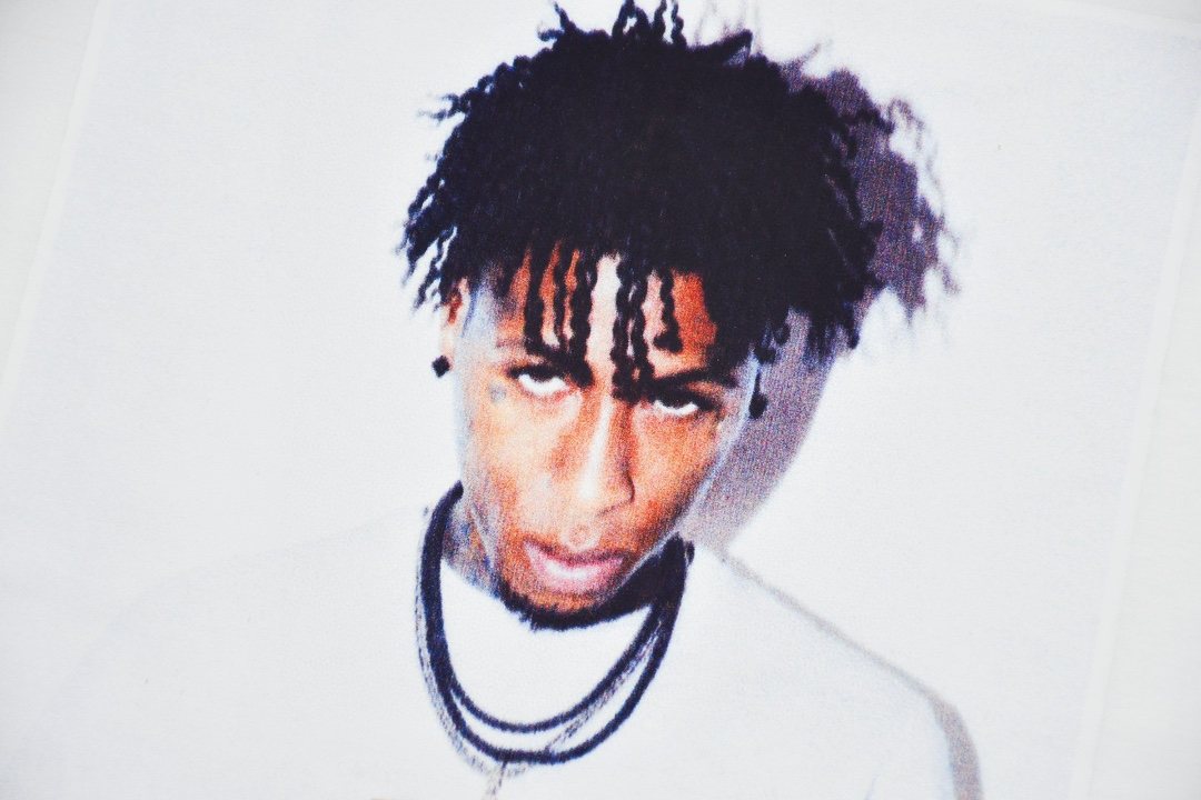 Supreme NBA YoungBoy Portrait Graphic T-Shirt — detail