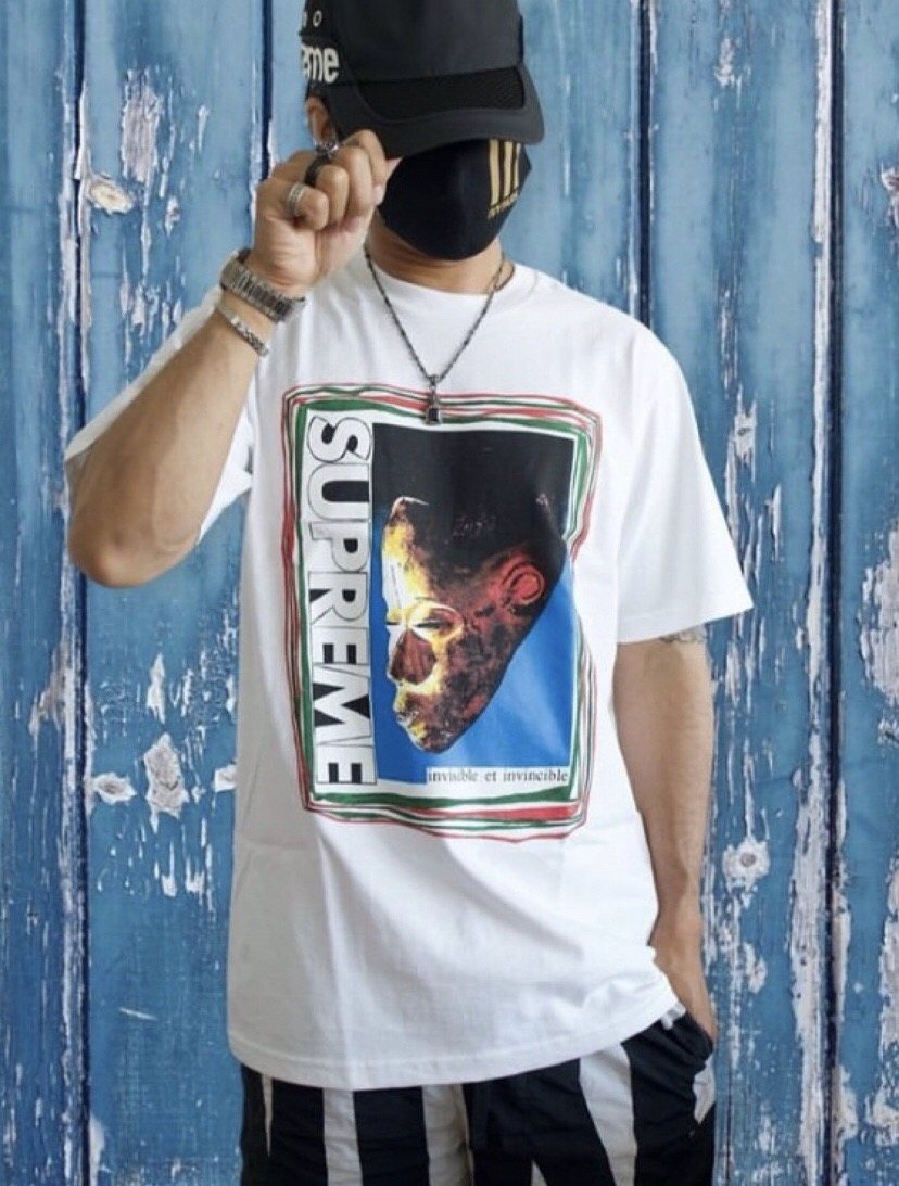 Supreme Mask Graphic Short-Sleeve T-Shirt — context