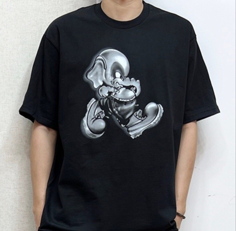 Supreme Elephant Graphic T-Shirt — model