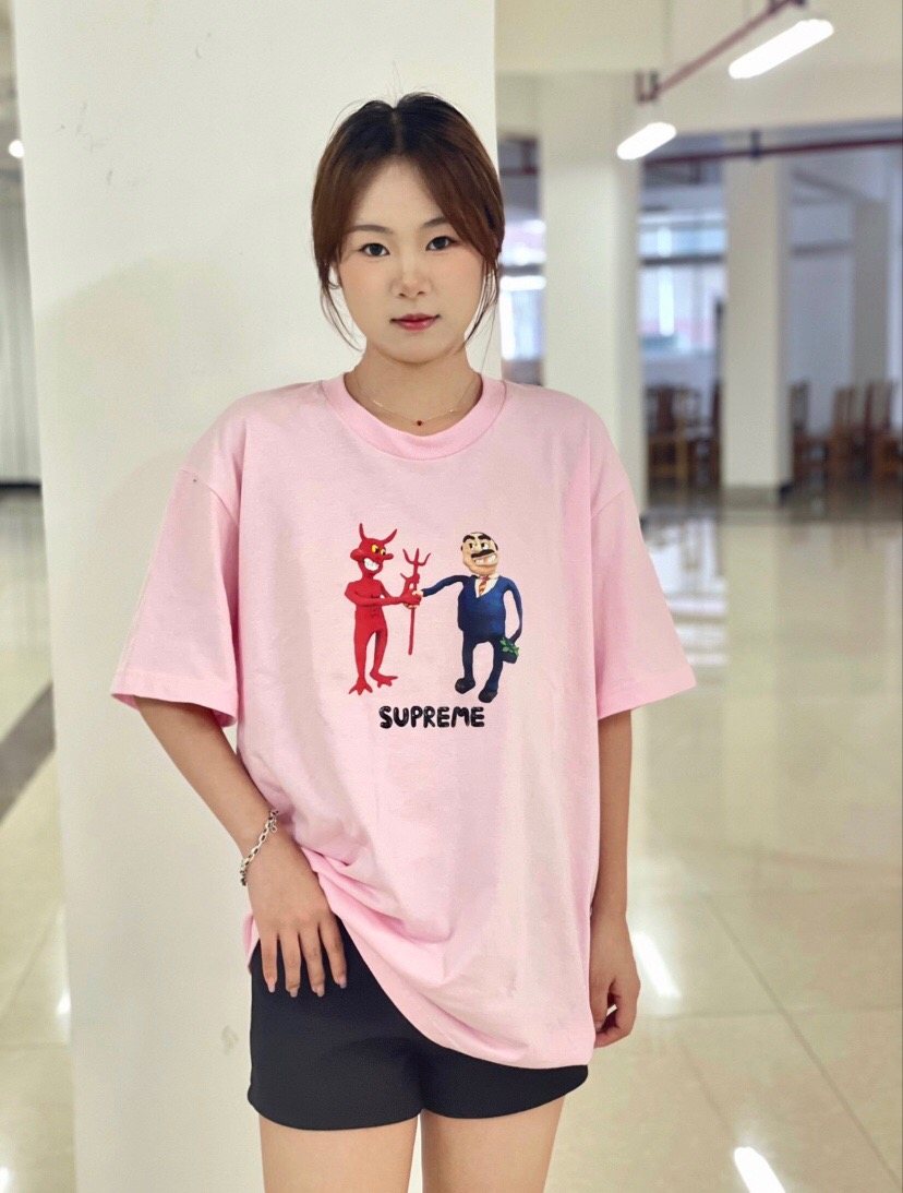 Supreme Business Devil Graphic T-Shirt — context