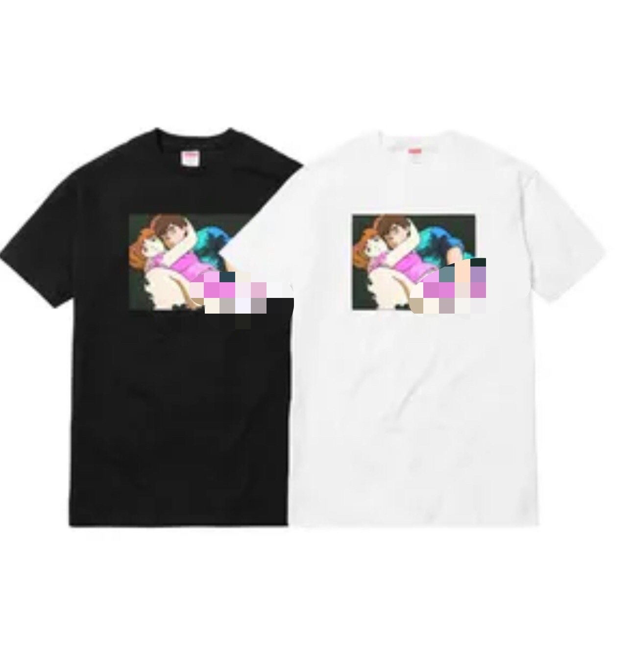 Supreme Overfiend Touch Anime Graphic T-Shirt — comparison