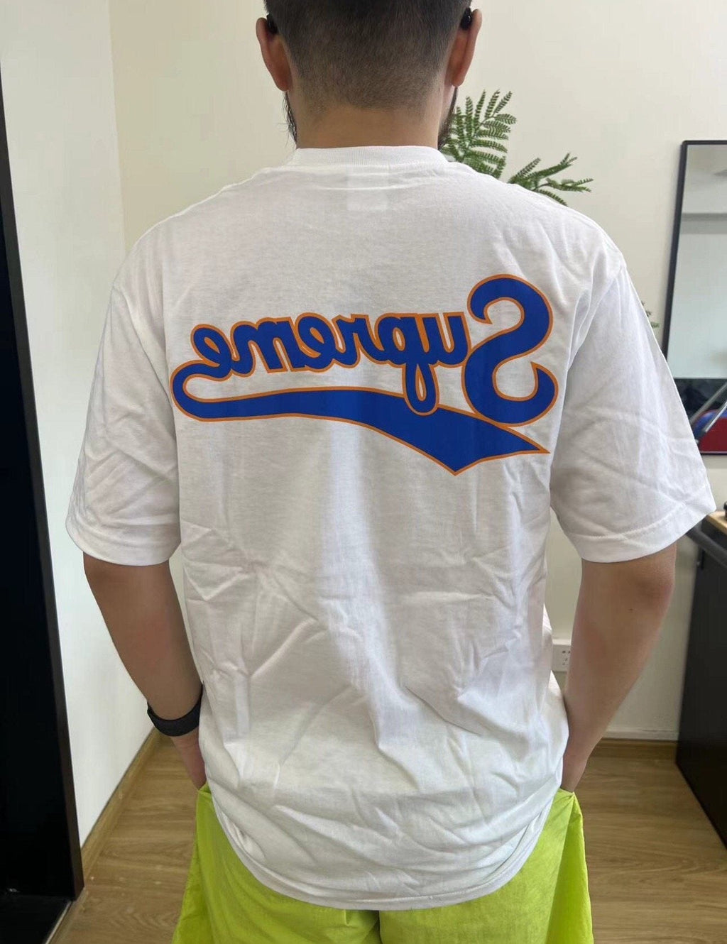 Supreme Backwards Graphic Short-Sleeve T-Shirt — context