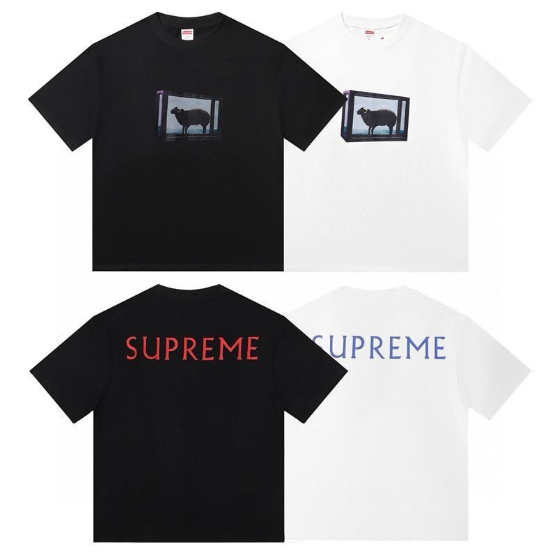 Supreme Sheep Graphic Short-Sleeve T-Shirt — comparison