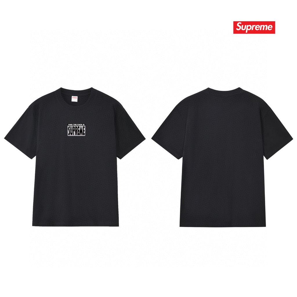 Supreme Who The Fuck Box Logo Graphic T-Shirt — back