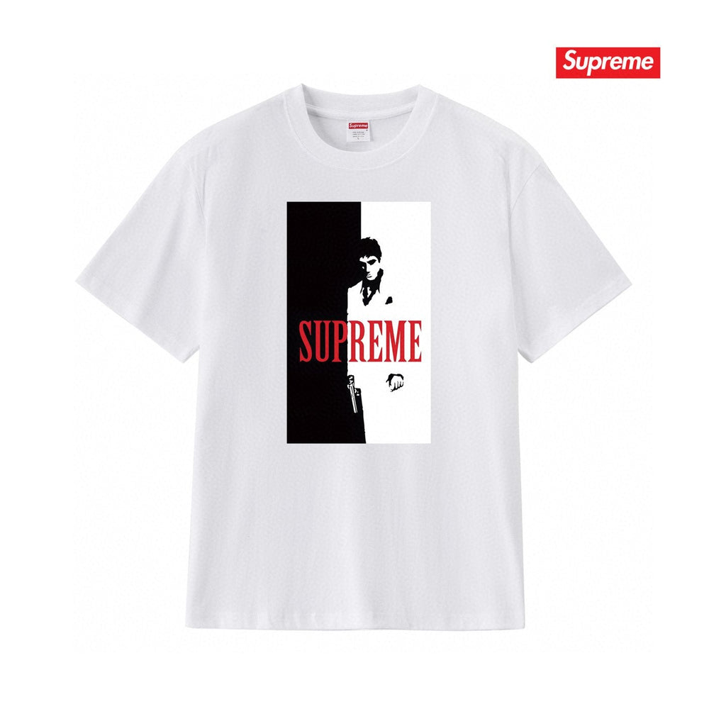 Supreme Scarface Movie Poster Graphic Short-Sleeve T-Shirt — hero