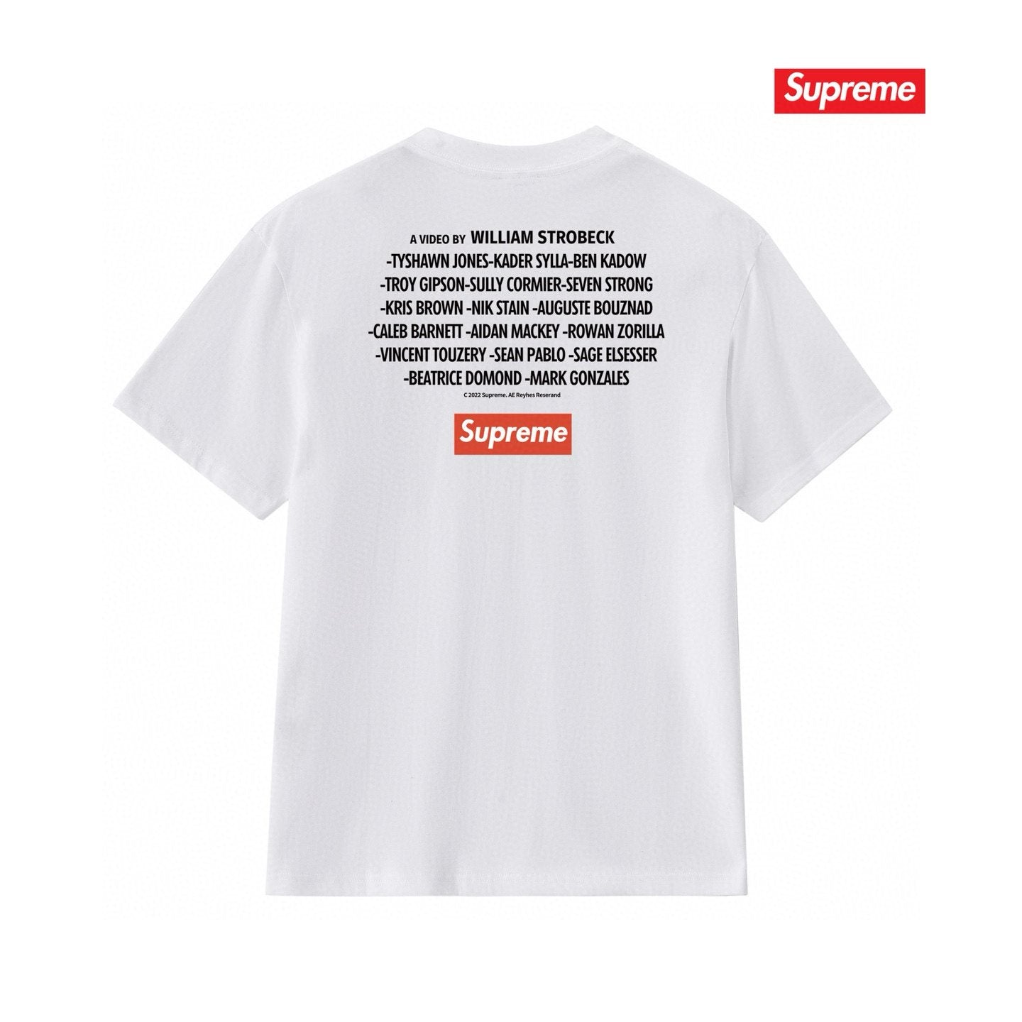 Supreme Play Dead Graphic Short-Sleeve T-Shirt — back