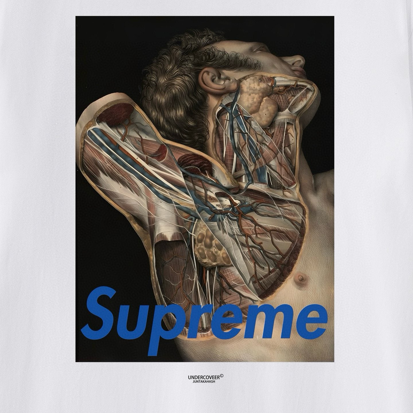 Supreme Anatomical Target Graphic T-Shirt — detail