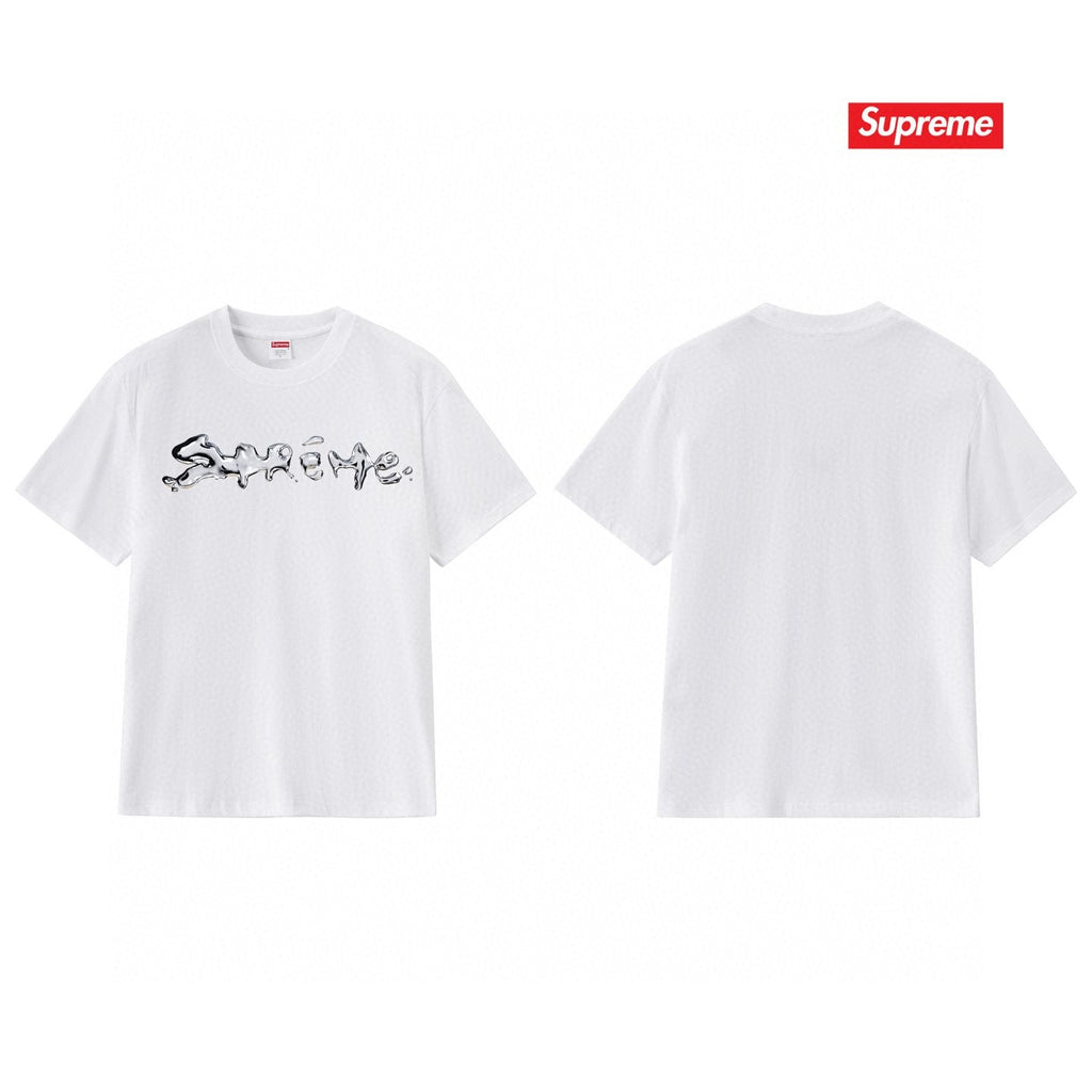 Supreme Chrome Wordmark Short-Sleeve T-Shirt — back